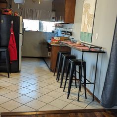 the kitchen is clean and ready for us to use