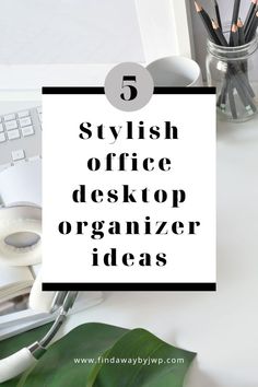 Discover several 5 stylish office desktop organizer ideas and accessories to organize the clutter of your home office desk in the best way. Stylish Desk Accessories, Garage Organization Tips, Pretty Office, Diy Kitchen Projects, Minimize Clutter, Organizer Ideas, Contemporary Bathroom Designs