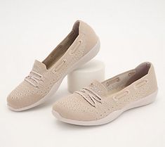 A sporty style to get you moving in the morning, these sweet slip-ons make a cute and comfy option for everyday wear. Plus, you can toss them in the wash when they get a little dirty. From Skechers. Bob Shoes, Skechers Sandals, Skechers Slip On, Wide Sneakers, Sketchers Shoes, Homemade Dumplings, Dumplings Recipe, Memory Foam Shoes, Growth Hair