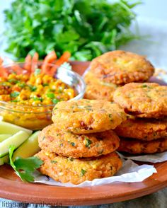 some food is sitting on a plate and ready to be eaten