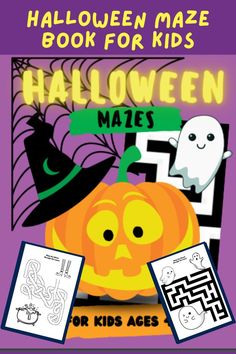 the halloween maze book for kids