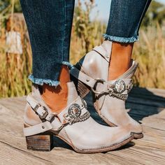 Freebird Shoes, Freebird Boots, Western Shoes, Handcrafted Boots, Buckle Ankle Boots, Leather Booties, Cowgirl Boots, Western Boots