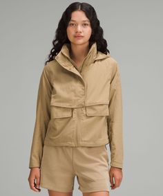 Always Effortless Jacket | Women's Coats & Jackets | lululemon Water Repellent Jacket, Puff Jacket, Khaki Jacket, Grey Clouds, Suede Fringe Jacket, Fall 24, Lululemon Jacket, Comfy Fashion, Waterproof Jacket