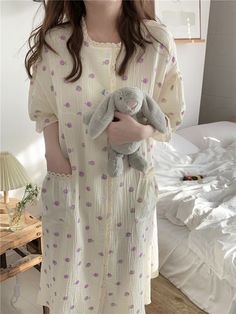 Cute Nightwear, Nightgown Pattern, Bride Dress Simple