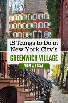 the steps leading up to new york city's greenwich village