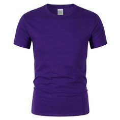 Our T-Shirt is just what you need for a relaxing day, This Broadcloth is made from cotton and the weaving technique makes it very long lasting, so this will easily become your favorite shirt in your wardrobe. You can choose from our variety of colors to match your outfits. Perfect Fit Guarantee You only need to provide us with your height weight and collar size and we will do the measurements to give you the shirt that fits you the most. Before Tailoring a shirt, we will contact you with our mea Purple Cotton Crew Neck T-shirt, Basic Solid Color Cotton Shirt, Basic Solid Cotton Shirt, Purple Solid Color Cotton Top, Purple Solid Cotton Top, Simple Cotton Crew Neck Shirt, Basic Purple Plain T-shirt, Basic Design Cotton Shirt With Short Sleeves, Plain Purple Cotton T-shirt