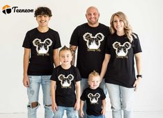 Custom Disney Trip Shirts: Personalized Family Shirt Mouse Family T-shirt & More! Perfect Disney Trip Sweatshirt & Personalized Gift Family Matching Mickey Mouse Tops For Disney Trips, Family Matching Crew Neck Tops For Disney Trips, Black Family Matching T-shirt For Disney Trips, Family Matching Black Tops For Disney Trips, Disney Trip Shirts, Trip Shirts, Vintage Skate, Adventures By Disney, Movie Quotes Funny