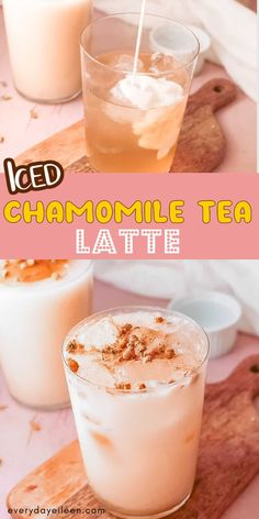 iced chamole tea latte recipe