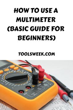 How to Use a Multimeter (Basic Guide for Beginners) Electrical Tips, Electrical Gadgets, Diy Crafts Life Hacks, Power Wire