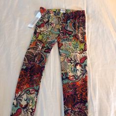 5/35 Leggings Boho/Retro Pattern. Lightweight. Nwt Part Of 5/35 Sale For The Weekend. Add 5 Items To Your Bundle That Say 5/35 And I Will Accept Offer!! Happy Shopping!! Spring Patterned Stretch Bottoms, Casual Patterned Bottoms With Vibrant Print, Casual Stretch Patterned Pants, Spring Stretch Multicolor Pants, Stretch Multicolor Print Bottoms For Spring, Spring Stretch Multicolor Print Bottoms, Spring Multicolor Stretch Bottoms, Multicolor Stretch Bottoms For Fall, Trendy Multicolor Leggings For Spring