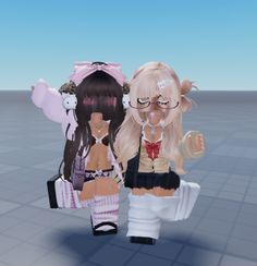 Proud of this one ^^ Colorful Roblox Avatars, Roblox Gyaru Outfits, Gyaru Roblox Outfit, Gyaru Roblox Avatar