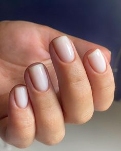 Another beautiful Sunday morning is here! We hope you are able to spend some time restoring and recharging for the week ahead. Mani by @nails_at_no.55 Safe to say BUILD ME UP CLOUD is a W I N N E R! Gel Manicure Short Nail Beds, Build Up Gel, Milk White Short Nails, Milk Bath Nails Gel, Milk Bath Nails Short, Short Milk White Nails, Wedding Nails Milky White, Milk Nails Short, Milk Bottle Nails