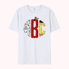 [HIGH-QUALITY MATERIAL]. We print our graphic tees with state-of-the-art equipment to ensure vibrant colors and lasting durability. This shirt is made of high-quality cotton material. It is soft to the touch, comfortable to wear, breathable, and skin-friendly, making it a must-have T-shirt for the summer.
[TEACHER APPLE SHIRTS]: A favorite teacher can change your life forever! The apple is known as the fruit of knowledge, making it a fitting gift for a teacher. So our T-shirt pattern uses the sh Apple Teacher, T Shirt Pattern, Teacher Apple, Art Equipment, Back To School Gift, Favorite Teacher, Tshirt Pattern, School Gift, Back To School Gifts