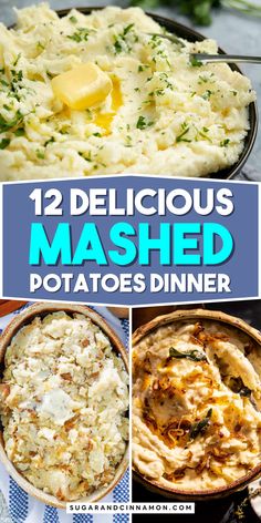 mashed potatoes are the perfect side dish for any meal, and it's easy to make