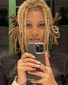 Blonde Locs, Blonde Dreadlocks, Natural Dreadlocks, Blonde Dreads, Loc Hairstyles, Beautiful Locs, Faux Locs Hairstyles