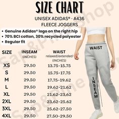 Custom Adidas, Fleece Joggers, Female Model, Model Pictures, Sizing Chart, Online Design, Halloween Shopping, Jogging, Physics