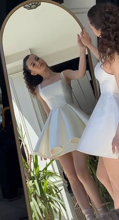 Hot Prom Dress, Gaun Fashion, White Homecoming Dresses, White Dress Party, Elegante Casual, Grad Dresses, Glam Dresses, Hoco Dresses, Prom Dresses Blue