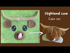 the head of a cow is made out of clay