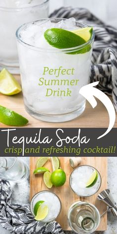 tequila soda cocktail recipe with limes and vodka