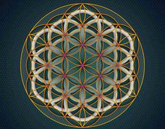 “To make the right choices in life, you have to get in touch with your soul. To do this, you need to experience solitude, which... Flower Of Life Tattoo, Sacred Geometric, Geometry Pattern