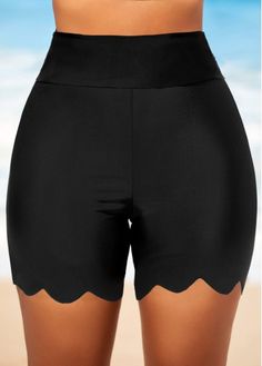 Color:Black;Size:XS;Size:S;Size:M;Size:L;Size:XL;Size:XXL;Package Contents:1 X Swimwear Shorts;Composition:82% Polyester, 18% Spandex;Washing Instructions:Hand Wash;Bottom Type:Shorts;Waist Type:High Waist;Pattern Type:Solid;Color Scheme:Black; High Waisted Swim Shorts, High Waisted Swimwear, Workout Fat Burning, Workout Man, Navy Blue Bikinis, Fashion Bra, Striped Tankini, Swim Shorts Women, Swimsuit With Shorts