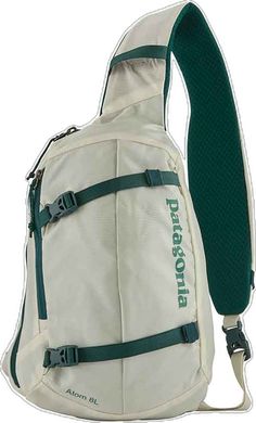 Patagonia Atom 8L Sling Bag in Birch White Hiking Sling Bag, Bag Inspiration