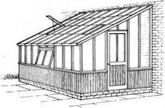 a drawing of a small house with a roof