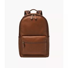 This LiteHide™ leather backpack features 1 back padded laptop zipper compartment, 1 front zipper pocket, 1 top zipper pocket and 1 back luggage strap with 1 top handle and 2 backpack straps. Brown Leather Backpack For Men, Classic School Backpack With Luggage Sleeve, Classic Standard Backpack For Commuting, Classic Leather Backpack With Adjustable Strap For Travel, Classic Backpack With Luggage Sleeve, Classic Brown Backpack With Zipper Closure, Classic Travel Backpack Satchel, Classic Backpack With Luggage Sleeve For Everyday Use, Classic Commuter Backpack Bags