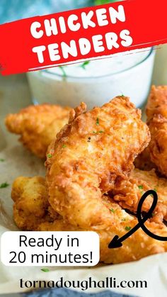 chicken tenders are ready in 20 minutes