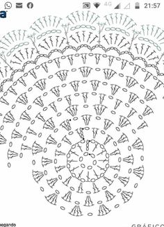 an image of a crochet doily pattern on the app store's website