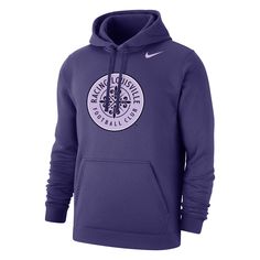 A closet staple for any Racing Louisville fan, this hoodie combines classic style with the soft comfort of fleece. Purple Long Sleeve Shirt, Nike Web, Soccer Hoodies, Nike Fleece, Nike Soccer, Purple Long Sleeve, Yellow Hoodie, Mens Soccer, Soccer Club