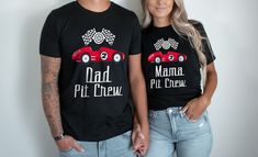 Family Shirts Red Race Car Birthday Shirt, Pit Crew 2nd Birthday Outfit, Pit Crew Two Fast Matching Family Birthday Shirt, Pit Crew Shirts.birthday party shirt, unique birthday shirt, breathable shirt, easy care shirt, two fast, birthday shirt, racing, racing theme, kids fashion, matching shirts, family shirts, unique design, comfortable fashion, breathable fashion, easy care fashion. Celebrate your child's birthday in style with this Two Fast Birthday Shirt. This shirt features a bold design wi Red Tops As Father's Day Gift, Family Matching Crew Neck Tops For Anniversary, Family Matching Red Tops For Birthday, Casual Red Shirt For Birthday, Red Crew Neck Top For Birthday, Red Short Sleeve Shirt For Birthday, Two Fast Birthday Shirt, Red Race Car, Pit Crew Shirts