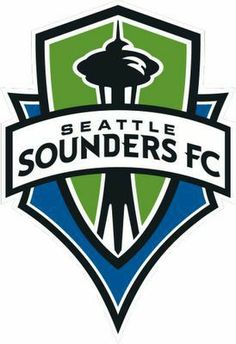 the seattle sounders logo on a white background