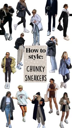 Style Chunky Sneakers, Dad Shoes Outfit, Dad Sneakers Outfit, Floral Maxi Skirt Outfit, Collage Outfits, Sportswear Outfits, Outfit Inspiration Women