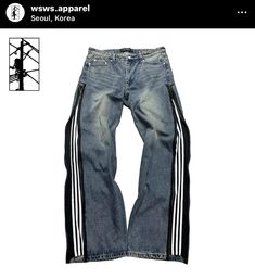 Clothes Aesthetic Men, Diy Pants, Aesthetic Men, Custom Jeans, Clothes Aesthetic, Clothing Mockup, Jeans Diy, Street Outfit, Dream Clothes