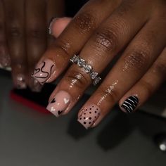 Short Nail Designs Black Women, Gel Overlay Nails Design, Extra Short Nail Designs, Exotic Short Nails, Short Exotic Nails, Short Acrylic Nail Ideas, Acrylic Nail Ideas, Simple Gel Nails