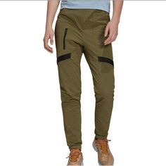 New !! Elevate Your Hiking And Climbing Experience With These Adidas Outdoor Terrex Zupahike Pants In A Beautiful Olive Green Color. These Pants Are Made Of 89% Nylon And 11% Elastane, Ensuring A Comfortable And Stretchy Fit For Any Outdoor Occasion. The Straight Leg Style And Zipper Closure Provide Both Ease Of Movement And Functionality, While The Pockets Add A Touch Of Convenience. These Women's Hiking And Climbing Pants Are Perfect For Any Season, Whether It's Winter, Summer, Fall, Or Spring Green Athleisure Bottoms For Outdoor, Green Sportswear Bottoms For Outdoor Activities, Athleisure Hiking Pants With Functional Pockets, Athleisure Pants With Functional Pockets For Hiking, Green Nylon Athleisure Cargo Pants, Green Athleisure Cargo Pants For Outdoor Activities, Green Athleisure Cargo Pants For Outdoor, Green Nylon Cargo Pants For Athleisure, Green Nylon Cargo Pants, Athleisure Style