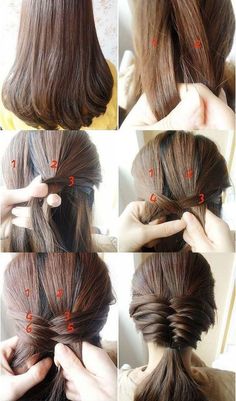 15 peinados para escuela y trabajo Everyday Braids, French Fishtail, Fishtail Braid Hairstyles, Chic Hair, Hair Bun Tutorial, French Braid Hairstyles, Easy Chic, Step By Step Hairstyles, Sassy Hair