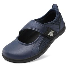 PRICES MAY VARY. Soft Upper & Breathable Lining: The upper is made of high-quality soft faux leather combined with breathable honeycomb fabric, showing the comfort and fashion of the womens walking shoes. The soft, skin-friendly microfiber lining provides excellent breathability and comfort, keeping your feet dry all day while walking Non-slip & Wear-resistant Sole: Walking shoes for Women with high elastic rubber soles are flexible, soft and Wear-resistant. The non-slip bump texture of the sole Wide Toe Shoes, Shoes For Wide Feet Woman, Womens Walking Shoes, Walking Shoes For Women, Honeycomb Fabric, Shoes Classic, Mary Jane Shoes Womens, Walking Shoes Women, Posture Correction