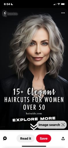 Medium Shaggy Hairstyles, Medium Length Wavy Hair, Grey Hair Over 50, Medium Hair Styles For Women, Haircuts For Women Over 50, Old Hairstyles, Layered Haircuts For Medium Hair, Medium Length Hair With Layers, Gray Hair Cuts