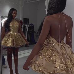 Backless Homecoming Dresses, Gold Sequins, Hoco Dresses, Evening Dresses Prom, Graduation Gifts, Homecoming Dresses, Custom Color, Homecoming, Evening Dresses