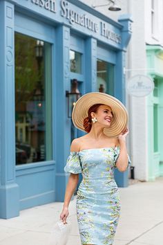 Glamour •~• Garden Party Outfit Dresses, Race Dress, Pastel Wardrobe, High Tea Outfit, Yea Party, Tea Party Outfit, Art Party Decorations, Tea Outfit, Kentucky Derby Outfit