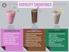 Smoothie Recipes For Women, Ivf Preparation, Natural Protein Powder, Help Getting Pregnant, Fertility Smoothie, Fertility Nutrition, Foods Ideas, Fertility Foods