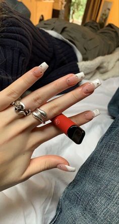 Nail Color And Design, Trending Nail Colors, Nail Colors And Designs, Nail Jewelry, Girls Nails, Fire Nails