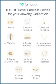 How To Build A Jewelry Collection, Jewellery Must Haves, Jewelry Capsule Collection, Must Have Jewelry Pieces, Classic Jewelry Essentials, Capsule Wardrobe Jewelry, Jewelry Must Haves, Capsule Wardrobe Essentials