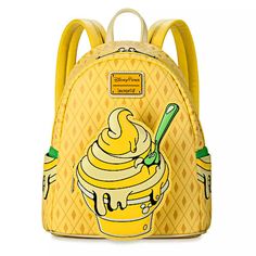 EXCLUSIVE DROP: Loungefly Disney Eats Pineapple Swirl Mini Backpack - Loungefly Purse, Disney Eats, Disney Loungefly, Disney Dooney, Dole Whip