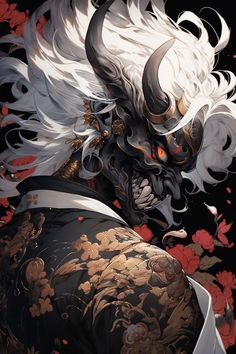 Deadly demon wallpaper 4k Anime Nature Aesthetic, Aesthetic Explosion, Demon Wallpaper, Oni Art, Anime Nature, Japanese Art Samurai, One Wallpaper, Japanese Art Modern, Fantasy Demon