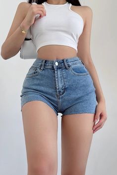 Item Type: ShortsMaterial: DenimLength: ShortsClosure Type: Button FlyColor: Black. BlueSize: XS.S.M.L Size(cm) Length Waist Hip XS 38 56 78 S 39 60 82 M 40 64 86 L 41 68 90 Denim Pants With Built-in Shorts, Casual Stretch Cutoff Jeans, Solid Denim Shorts For Summer, Solid High-rise Jean Shorts For Summer, High Waist Denim Pants With Built-in Shorts, Casual Solid High Rise Bottoms, Solid Color High-rise Cotton Jean Shorts, Casual Stretch High Waist Jean Shorts, High Rise Solid Cotton Jean Shorts