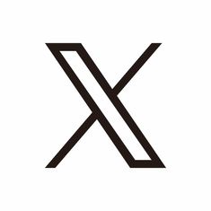 the letter x is made up of two intersecting lines