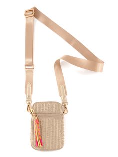 Shiraleah Logan Phone Holder Travel Phone Shoulder Bag With Removable Pouch, Travel Shoulder Phone Bag With Removable Pouch, Versatile Beige Phone Bag For Travel, Rectangular Beige Phone Bag For Travel, Travel Crossbody Phone Bag, Beige Shoulder Phone Bag For Travel, Trendy Travel Pouch With Adjustable Strap, Versatile Crossbody Bag Strap For Travel, Versatile Rectangular Bag Strap For Travel